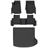 All Weather Floor Mats Cargo Mat Fit for Jeep Grand Cherokee(WL Include 4xe, Not WK2 or WL75) 2022-2025 5 Seat Only TPE Rubber Liners All Season Guard Odorless Anti-Slip Floor Mats Cargo Liner