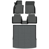 Auxko All Weather Floor Mats Cargo Liner Fit for Mazda CX-50 2023 2024 2025 Not for Hybrid TPE Rubber Liners Set CX50 Accessories All Season Guard Odorless Anti-Slip Floor Mats Cargo Liner
