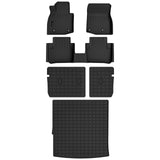Auxko All Weather Floor Mats Cargo Mat with Backrest Mat for Mazda CX-50 Hybrid 2025 TPE Liners All Season Accessories Guard Odorless Anti-Slip Floor Liners Trunk Tray with Back Seat Protectors