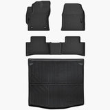 Auxko All Weather Floor Mats Cargo Mat Fit for Toyota Corolla Cross FWD Gas & AWD Hybrid 2025 2024 2023 2022 (Not for 2025 HEV SE) TPE Liners Accessories Guard Odorless Anti-Slip Floor & Cargo Liners