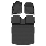 Auxko All Weather Floor Mats Upper Cargo Mat Fit for Honda CR-V 2017-2022 (Include Hybrid) TPE Liners Accessories All Season Guard Odorless Anti-Slip Floor Mats Cargo Mat for Honda CRV 2017-2022 Black