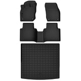 Auxko All Weather Floor Mats Cargo Mat for Volkswagen Tiguan 2025 2026 TPE Liners All Season Accessories Guard Odorless Anti-Slip Floor Liners Trunk Tray for Volkswagen Tiguan 2025 2026
