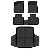 Auxko All Weather Floor Mats Cargo Mat for Honda Accord 2018-2022 TPE Liners Accessories Guard Odorless Anti-Slip All Season Floor Liners Trunk Liner for Honda Accord 2022 2021 2020 2019 2018