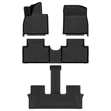 Auxko All Weather Floor Mats for Hyundai Palisade 2026 7 Seats Gasoline Only All Season TPE Accessories Guard Odorless Anti-Slip Floor Liners for Hyundai Palisade 2026 7 Passengers