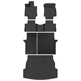 AUXKO All Weather Floor Mats Cargo Mat Rear Back Seat Protector Fits for Toyota Rav4 2019-2024 2025 TPE Liner Toyota Rav4 Accessoires Odorless Anti-Slip Black
