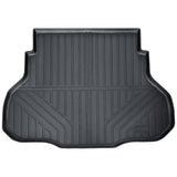 Auxko All Weather Cargo Liner Fit for Kia K4 Sedan 2025 TPE Mat Accessories for Kia K4 Sedan 2025 All Season Guard Odorless Anti-Slip Cargo Mat Black