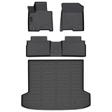 Auxko All Weather Floor Mat & Cargo Mat Fit for 2025 2024 2023 2022 Hyundai Tucson PHEV TPE Liner Tucson Accessory Set All Season Odorless Anti-Slip Floor Trunk Liner