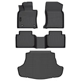 Auxko All Weather Floor Mats Cargo Mat Fit for Toyota Camry AWD 2024 2023 2022 2021 2020 2019 2018 TPE Floor Liner Trunk Mat Camry Accessories All Season Odorless Anti-Slip Black