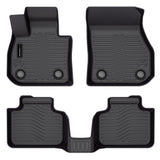 Auxko All Weather Floor Mats Fit for BMW X1 2023 2024 2025 TPE Rubber Liners X1 Accessories Set All Season Guard Odorless Anti-Slip Floor Mats