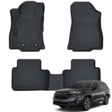 Auxko All Weather Floor Mats Fits for Subaru Forester 2025 (Not for Hybrid or Wilderness) TPE Liners Accessory for Subaru Forester 2025 All Season Odorless Anti-Slip Floor Mats Black