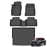 Auxko All Weather Floor Mats Cargo Mat Fit for 2026 2025 Nissan Kicks TPE Liners Accessories All Season Guard Odorless Anti-Slip Floor Mats Cargo Mat for Nissan Kicks Black