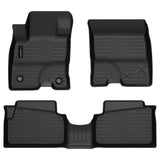 Auxko All Weather Floor Mats Fit for Ford Maverick Hybrid 2022-2024 2025 TPE Rubber Liners Maverick Hybrid Accessories Set All Season Guard Odorless Anti-Slip Floor Mats