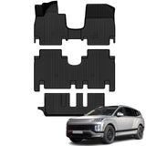 Auxko All Weather Floor Mats for Hyundai IONIQ 9 2026 7 Seater (2nd Bench Seat) TPE Liners All Season Accessories Guard Odorless Anti-Slip Floor Liners for Hyundai IONIQ 9 2026 7 Passengers