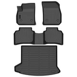 Auxko All Weather Floor Mats Cargo Mat Fit for Cadillac XT4 2019-2025 TPE Liners Accessories Odorless Anti-Slip Floor Mats Cargo Mat for Cadillac XT4 2024 2023 2022 2021 2020 2019