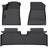 All Weather Floor Mats Fit for Kia NIRO EV(Not PHEV) 2023 2024 2025 TPE Rubber Liners Set NIRO EV Accessories All Season Guard Odorless Anti-Slip Floor Mats