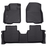 Auxko All Weather Floor Mats Fits for Honda CR-V 2023 2024 2025 2026 (Include Hybrid) TPE Rubber Liners Accessory for Honda CRV 2023 2024 2025 2026 Odorless Anti-Slip Mats Black