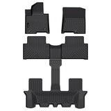 Auxko All Weather Floor Mats Fit for Kia Sorento Hybrid 2025 2024-2021(Include PHEV 22-25) TPE Rubber Liners Sorento Hybrid Accessories Set All Season Odorless Anti-Slip Floor Mats