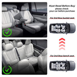 Auxko All Weather Floor Mats Cargo Mat Back Seat Mat Fit for Mazda CX90 6&7 Seat 2025 2024 TPE Floor Liner Trunk Mat CX90 Accessories All Season Odorless Anti-Slip Black