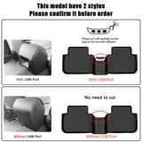 AUXKO All Weather Floor Mats for Honda Civic 2022-2025 2026 Sedan Hatchback Si(Include Sport|2nd Row with&w/o USB Port|Not for Hybrid) Acura Integra 2023-2025 Liners All Season Odorless Anti-Slip