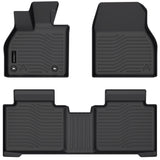 All Weather Floor Mats Fit for Subaru Solterra 2026 2025 2024 2023 Toyota bZ4X 2025 2024 TPE Rubber Liners Accessories All Season Guard Odorless Anti-Slip Floor Mats