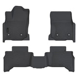 Auxko All Weather Floor Mats Fit for 2025 Toyota 4Runner 5-Seater Gasoline Not Hybrid Version TPE Liners Accessories Odorless Anti-Slip Floor Liners & Cargo Liners for 2025 Toyota 4 Runner