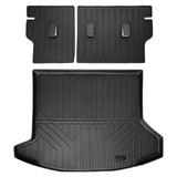 Auxko All Weather Cargo Mat with Backrest Mat Fit for Chevrolet/Chevy Equinox 2025 2026 Not EV TPE Equinox Mat Accessories All Season Odorless Anti-Slip Black