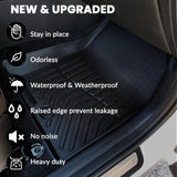 Auxko All Weather Floor Mats Fit for Kia Sportage Gasoline 2023 2024 2025 2026 TPE Rubber Liners Accessories All Season Guard Odorless Floor Mats