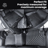 Auxko All Weather Floor Mats Fit for Kia Sportage Gasoline 2023 2024 2025 2026 TPE Rubber Liners Accessories All Season Guard Odorless Floor Mats