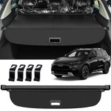 AUXKO Retractable Cargo Cover for Subaru Trailseeker 2026, Carbon Fiber 4 PCS Headrest Hooks, Tool-free Shade, Anti-peeping Privacy Screen, Anti-UV Luggage Accessory, Waterproof Rear Trunk Cover