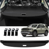 AUXKO Retractable Cargo Cover for Honda Passport 2027 2026, Carbon Fiber