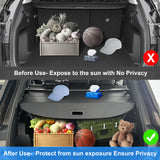 AUXKO Retractable Cargo Cover for Mitsubishi Outlander 2025-2022, Trunk Cover Luggage Security Shade Cover for 2025 2024 Outlander Shielding Anti-Peeping Privacy Screen Carbon Fiber(Not for Sport)