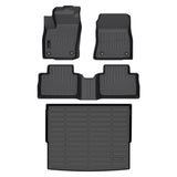 Auxko All Weather Floor Mats Cargo Mat Fit for 2026 2025 Nissan Kicks TPE Liners Accessories All Season Guard Odorless Anti-Slip Floor Mats Cargo Mat for Nissan Kicks Black