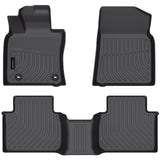 Auxko All Weather Floor Mats Fits for Toyota Camry (FWD Only) 2018-2024 TPE Rubber Liners Accessoires for Camry 2018-2024 All Season Guard Odorless Anti-Slip Mats for 1st & 2nd Row