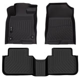 AUXKO All Weather Floor Mats for Honda Civic 2022-2025 2026 Sedan Hatchback Si(Include Sport|2nd Row with&w/o USB Port|Not for Hybrid) Acura Integra 2023-2025 Liners All Season Odorless Anti-Slip