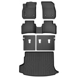 Auxko All Weather Floor Mats Cargo Mat with Backrest Mat Fit for Buick Envision 2021-2025 2026 TPE Liners Accessories All Season Guard Odorless Anti-Slip Black