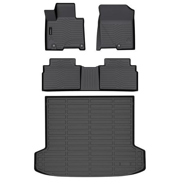 Auxko All Weather Floor Mat & Cargo Mat Fit for 2025 2024 2023 2022 Hyundai Tucson PHEV TPE Liner Tucson Accessory Set All Season Odorless Anti-Slip Floor Trunk Liner