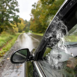 AUXKO Rain Guards for Buick Envista 2024 2025, Window Vent Visors Accessory - Tape-On Rain Guard Window Visor for Buick Envista, Easy Install Car Side Window Wind Deflectors & Visors Smoke Black