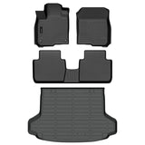 Auxko All Weather Floor Mats Cargo Liner Fit for Honda HR-V(Include Hybrid) 2023 2024 2025 2026 TPE Rubber Liners HRV Accessories All Season Guard Odorless Anti-Slip Floor Mats Cargo Liner