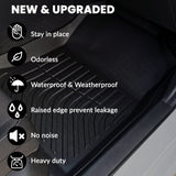 AUXKO All Weather Floor Mats for Honda Civic 2022-2025 2026 Sedan Hatchback Si(Include Sport|2nd Row with&w/o USB Port|Not for Hybrid) Acura Integra 2023-2025 Liners All Season Odorless Anti-Slip