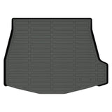 All Weather Cargo Mat Fit for Subaru Solterra 2026 2025 2024 2023 & Toyota BZ4X 2023 2024 2025 TPE Rubber Cargo Liner Solterra Accessories All Season Guard Odorless Anti-Slip Cargo Tray Black