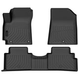 AUXKO All Weather Floor Mat Fit for Kia Soul 2025 2024-2020 TPE Liners Soul Accessories All Season Guard Odorless Anti-Slip Liner Black