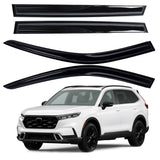AUXKO Window Rain Guards for Honda CRV 2023 2024 2025 2026 Outside Tape-On Shatterproof Sun Smoke Guard Vent Visors Side Window Wind Deflectors Accessories for Honda CR-V 2023-2026