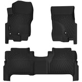 Auxko All Weather Floor Mats for Nissan Frontier 2008-2021 All Season TPE Accessories Guard Odorless Anti-Slip Floor Liners for Nissan Frontier 2008-2021