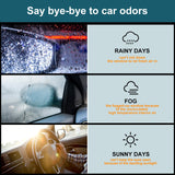 AUXKO Window Rain Guards for Toyota Camry LE XE XLE XSE 2025 2026 - Tape-On Shatterproof Sun Smoke Guard Vent Visor with 3M Double Side Tape | Side Wind Deflectors Accessories for Camry Car Window