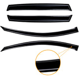 AUXKO Window Rain Guard for Mazda CX50 CX-50 2025 2024 2023 Outside Tape-On Shatterproof Sun Smoke Guard Vent Visor Side Wind Deflectors Accessories for Mazda CX-50 2023 2024 2025