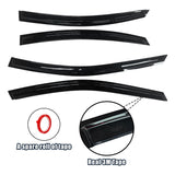 AUXKO Window Rain Guards for Toyota Camry LE XE XLE XSE 2025 2026 - Tape-On Shatterproof Sun Smoke Guard Vent Visor with 3M Double Side Tape | Side Wind Deflectors Accessories for Camry Car Window