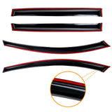 AUXKO Window Rain Guard for Mazda CX50 CX-50 2025 2024 2023 Outside Tape-On Shatterproof Sun Smoke Guard Vent Visor Side Wind Deflectors Accessories for Mazda CX-50 2023 2024 2025