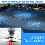 AUXKO Retractable Cargo Cover for Mazda CX-5 2025-2017, Trunk Cargo Cover Luggage Security Shade Cover for 2025 2024 2023 Mazda CX5 Shielding Shade Anti-Peeping Luggage Privacy Screen, Carbon Fiber