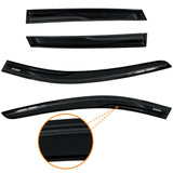 AUXKO 4Pcs Rain Guards for Ford Escape 2020¡§C2025, Easy-to-Install Rain Guards for Car Window - Out-Channel Vent Visors Accessories for Ford Escape, Side Window Wind Deflectors & Visors