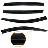 AUXKO Rain Guards for Buick Envista 2024 2025, Window Vent Visors Accessory - Tape-On Rain Guard Window Visor for Buick Envista, Easy Install Car Side Window Wind Deflectors & Visors Smoke Black